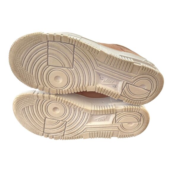 Nike Air Force 1 Pixel Pink Suede Size 7 Leather CK6649-601- Gently Used - Picture 4 of 7